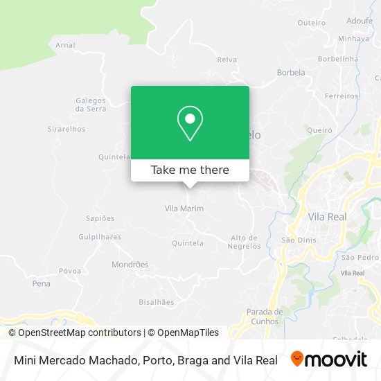 Mini Mercado Machado mapa