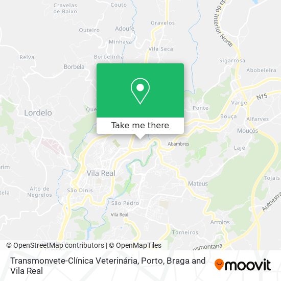 Transmonvete-Clínica Veterinária map