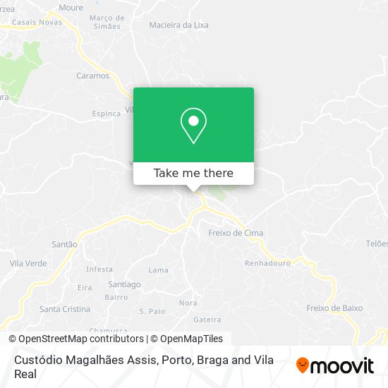 Custódio Magalhães Assis mapa