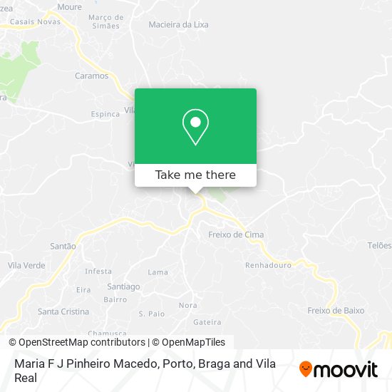 Maria F J Pinheiro Macedo mapa