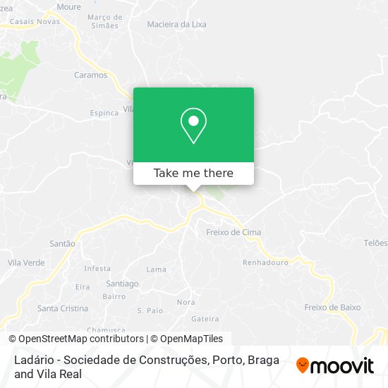 Ladário - Sociedade de Construções map