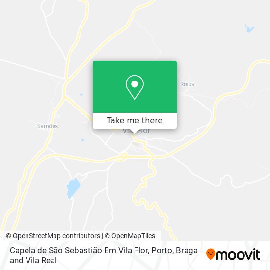 Capela de São Sebastião Em Vila Flor map