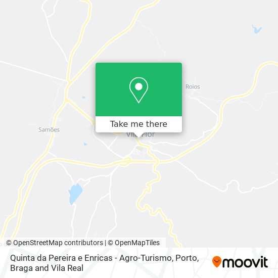Quinta da Pereira e Enricas - Agro-Turismo map