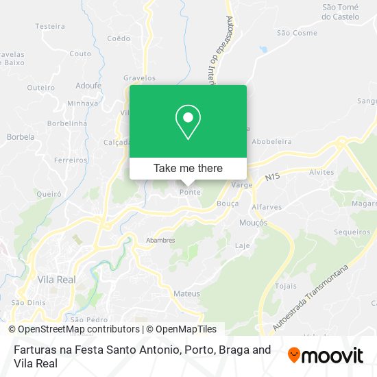Farturas na Festa Santo Antonio map