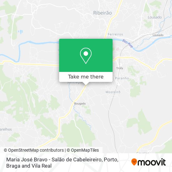 Maria José Bravo - Salão de Cabeleireiro map