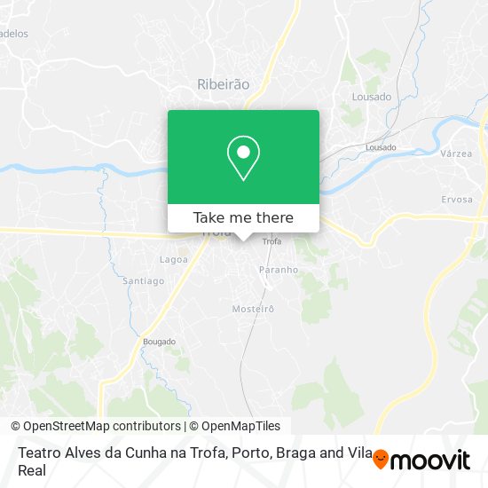 Teatro Alves da Cunha na Trofa map
