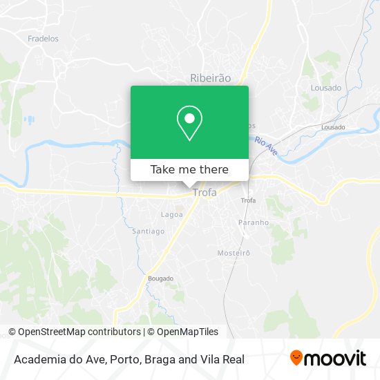 Academia do Ave map