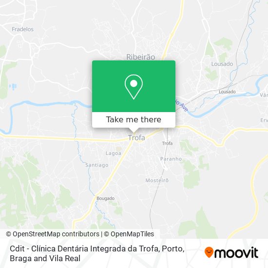 Cdit - Clínica Dentária Integrada da Trofa map