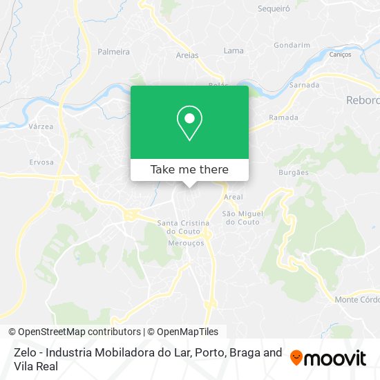 Zelo - Industria Mobiladora do Lar map