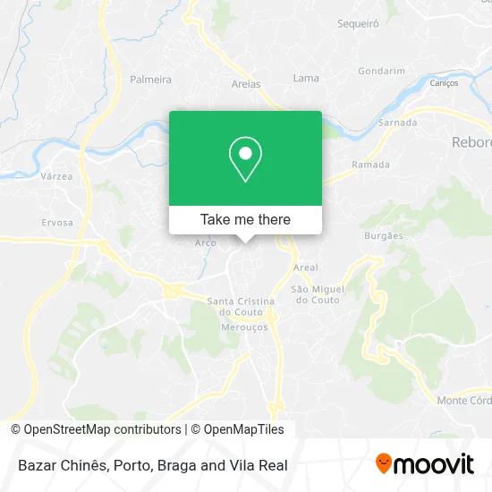 Bazar Chinês map