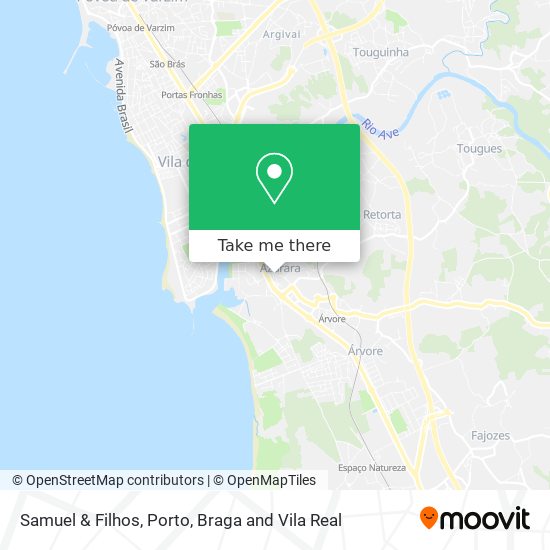 Samuel & Filhos map