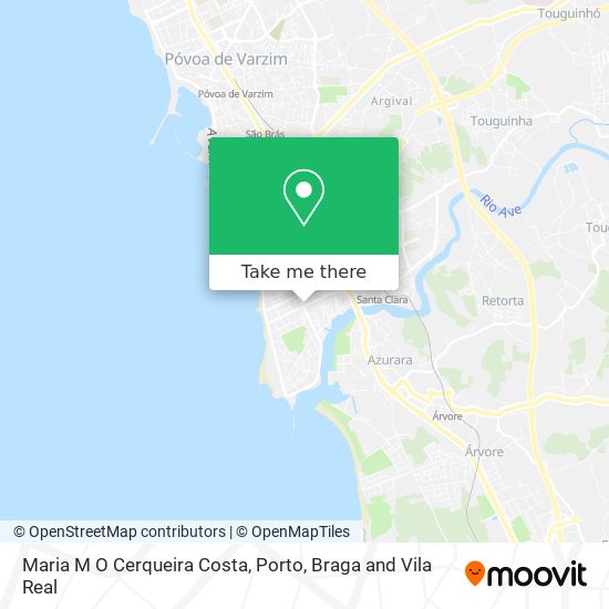 Maria M O Cerqueira Costa mapa