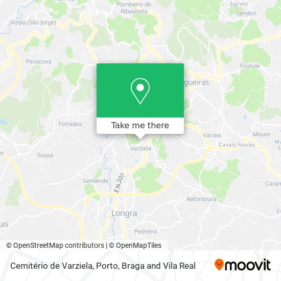 Cemitério de Varziela map