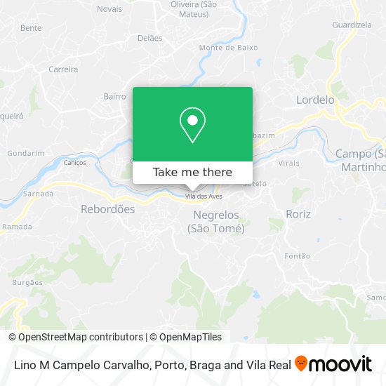 Lino M Campelo Carvalho map