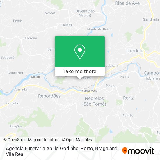 Agência Funerária Abílio Godinho map