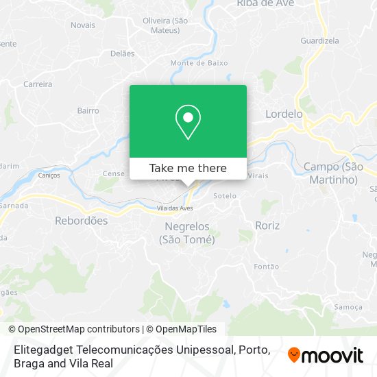 Elitegadget Telecomunicações Unipessoal mapa