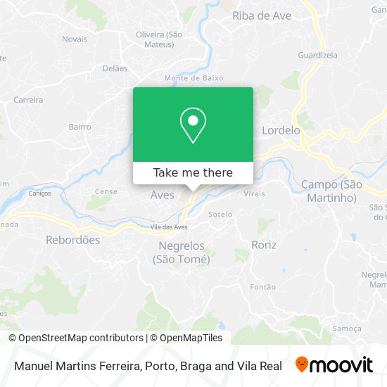 Manuel Martins Ferreira map