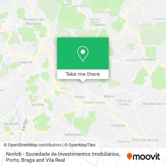 Norlob - Sociedade de Investimentos Imobiliários map