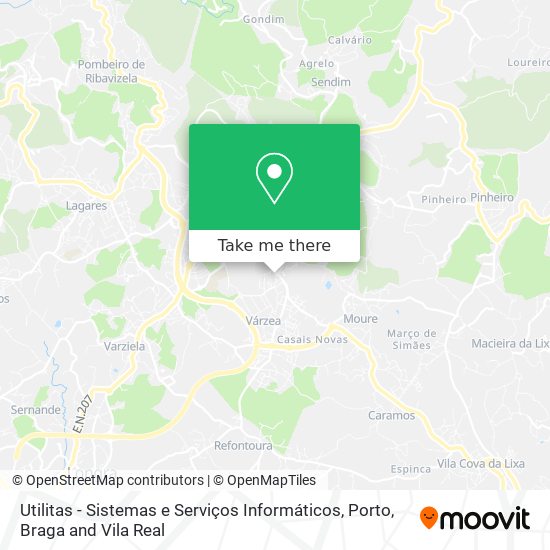 Utilitas - Sistemas e Serviços Informáticos mapa