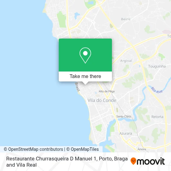 Restaurante Churrasqueira D Manuel 1 map