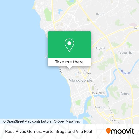 Rosa Alves Gomes mapa