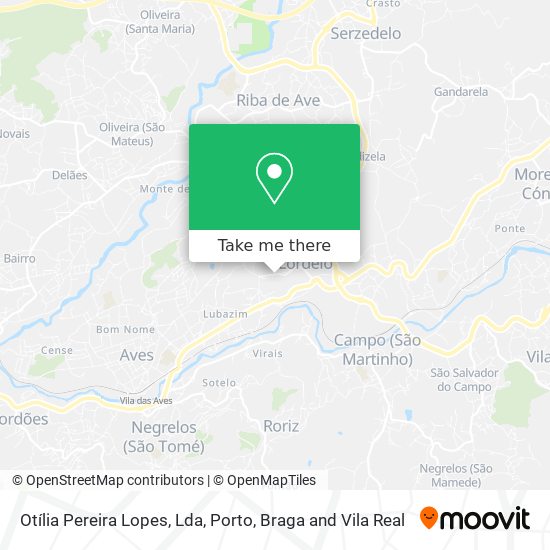 Otília Pereira Lopes, Lda map