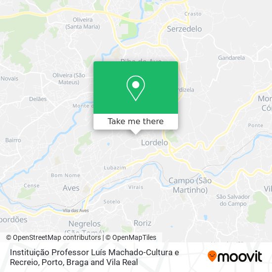 Instituição Professor Luís Machado-Cultura e Recreio map