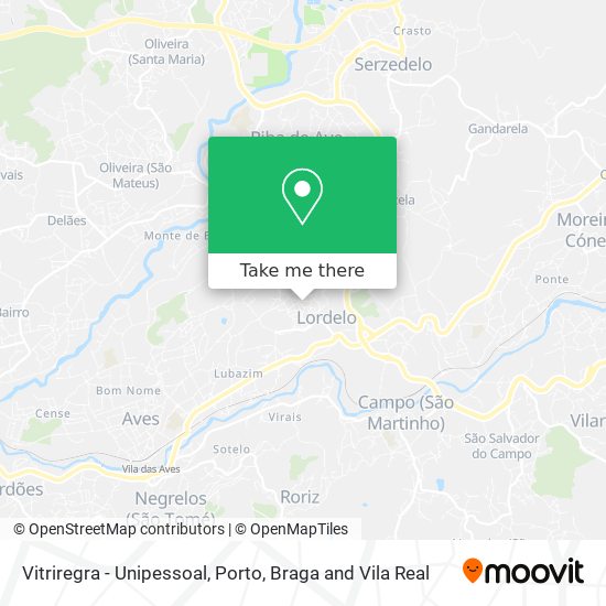 Vitriregra - Unipessoal map