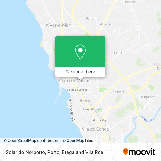 Solar do Norberto map