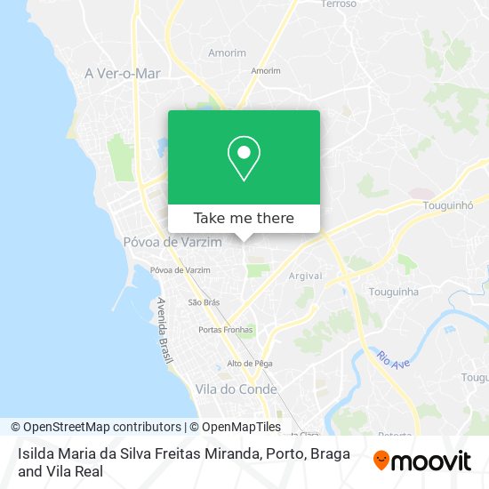 Isilda Maria da Silva Freitas Miranda mapa