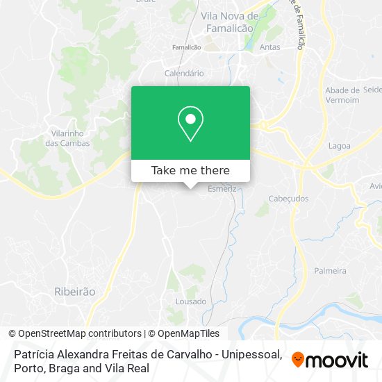 Patrícia Alexandra Freitas de Carvalho - Unipessoal map