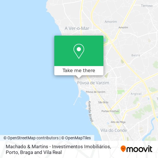 Machado & Martins - Investimentos Imobiliários mapa