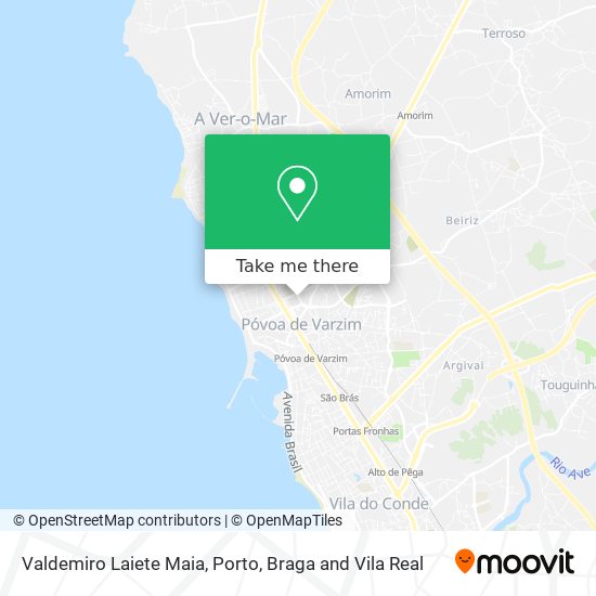 Valdemiro Laiete Maia mapa