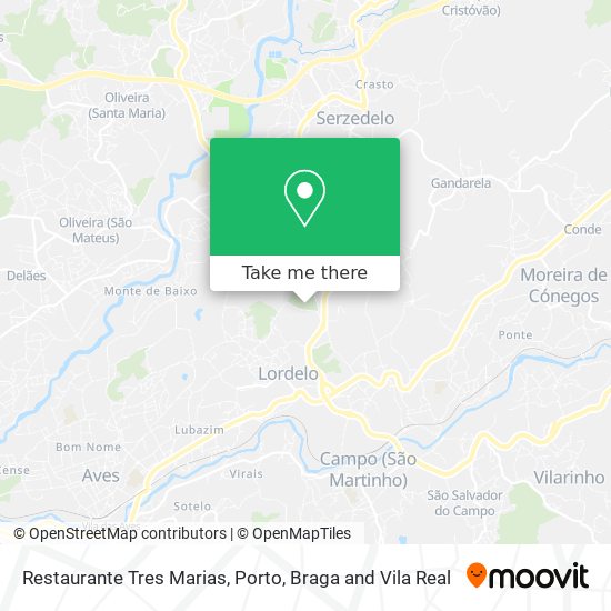 Restaurante Tres Marias map