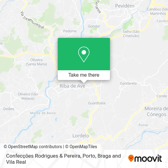 Confecções Rodrigues & Pereira map