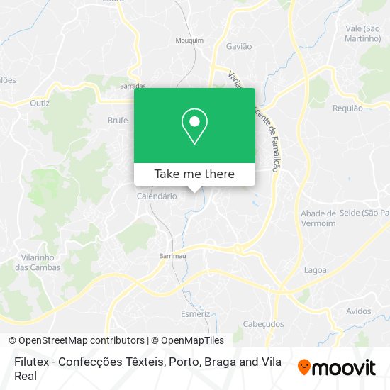 Filutex - Confecções Têxteis map