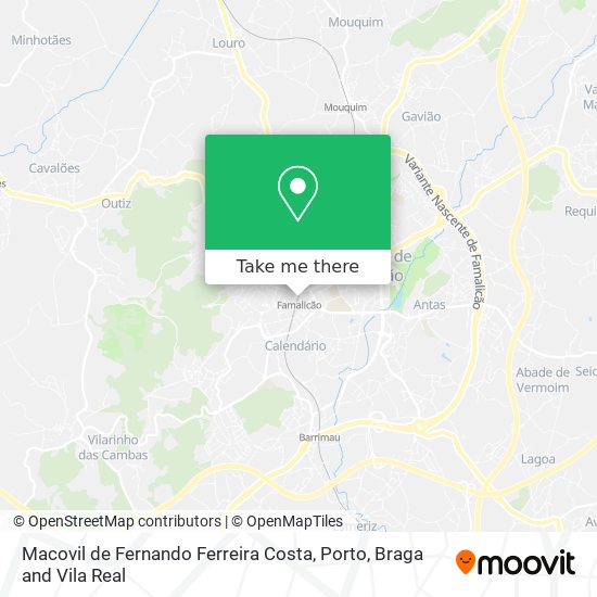 Macovil de Fernando Ferreira Costa map