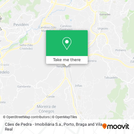 Cães de Pedra - Imobiliária S.a. mapa