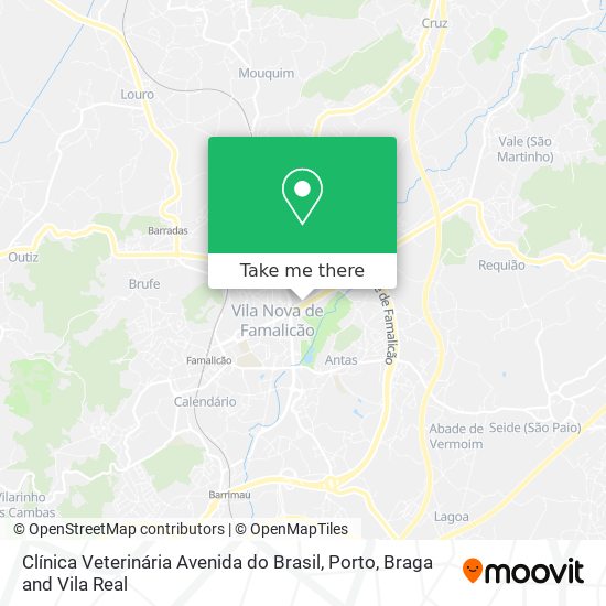 Clínica Veterinária Avenida do Brasil map