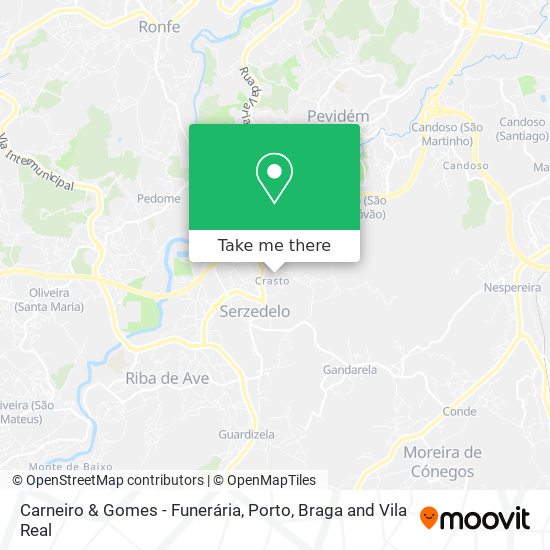 Carneiro & Gomes - Funerária mapa