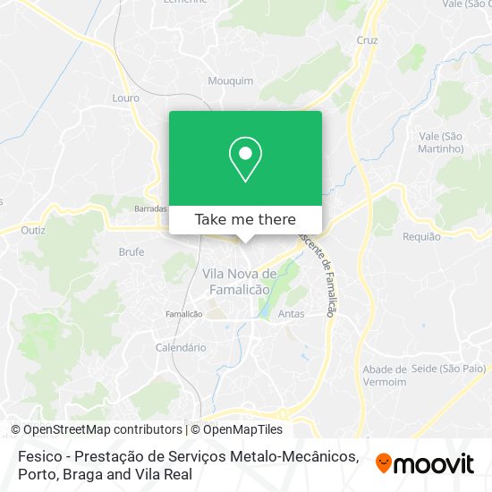 Fesico - Prestação de Serviços Metalo-Mecânicos mapa