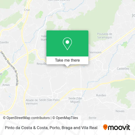 Pinto da Costa & Costa map