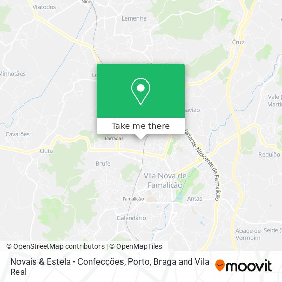 Novais & Estela - Confecções map