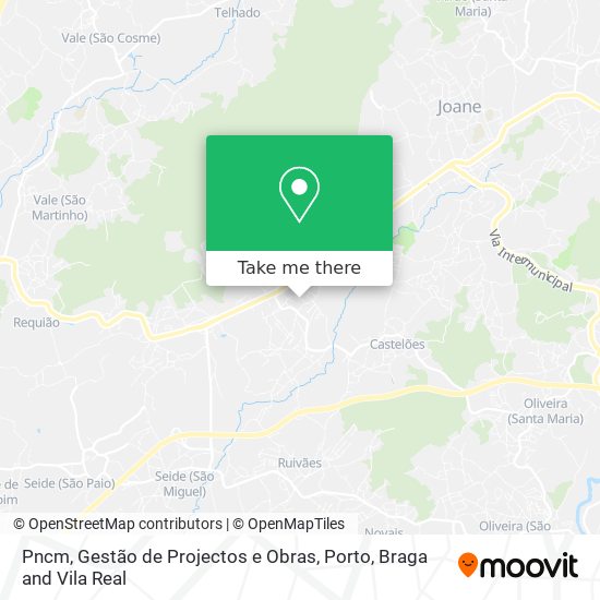 Pncm, Gestão de Projectos e Obras map
