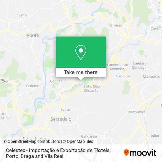 Celestex - Importação e Exportação de Têxteis map