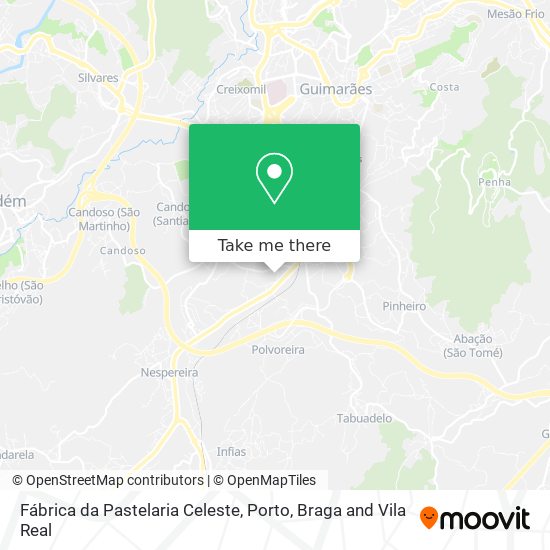 Fábrica da Pastelaria Celeste map