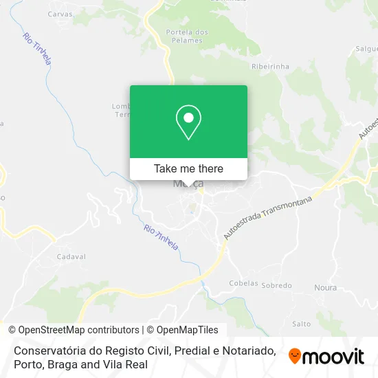 Conservatória do Registo Civil, Predial e Notariado map