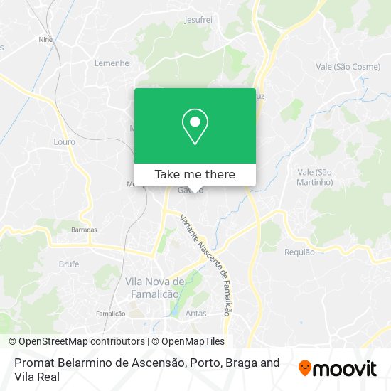 Promat Belarmino de Ascensão mapa