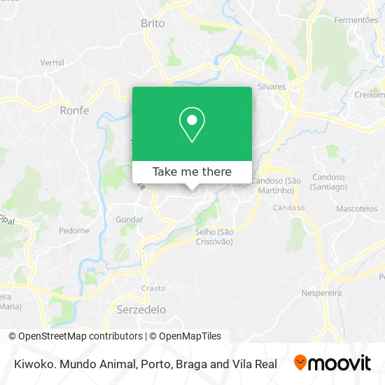 Kiwoko. Mundo Animal map