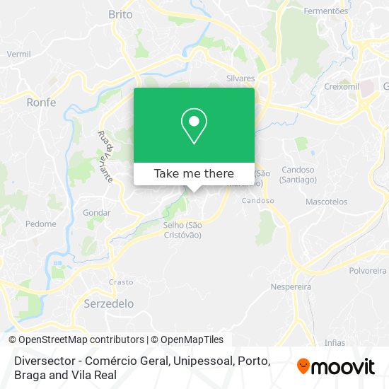 Diversector - Comércio Geral, Unipessoal mapa